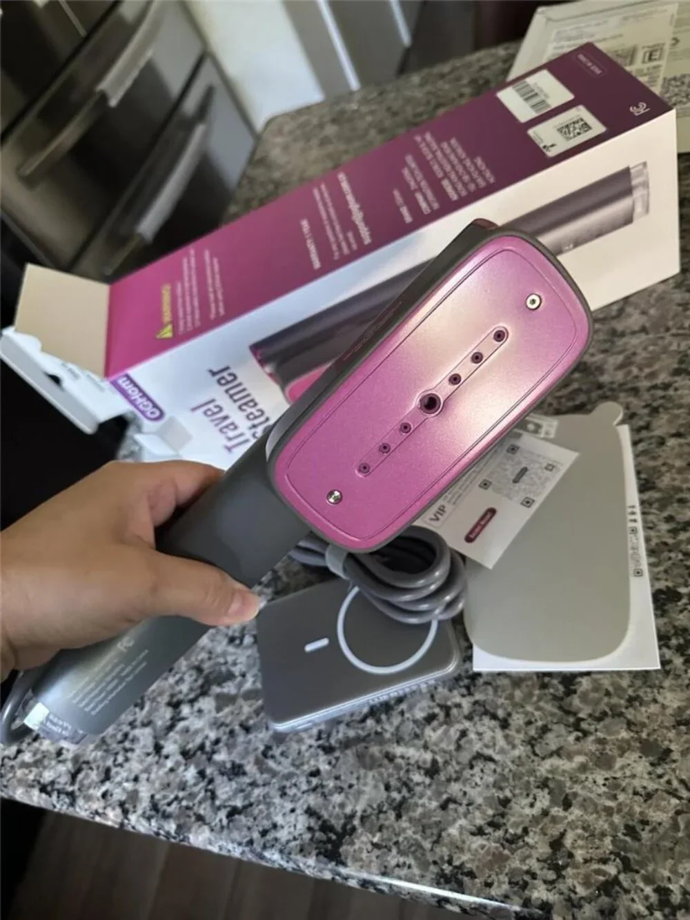 Steamer for Clothes, 110-240V Travel Steamer & Iron 2 in 1, 1000W